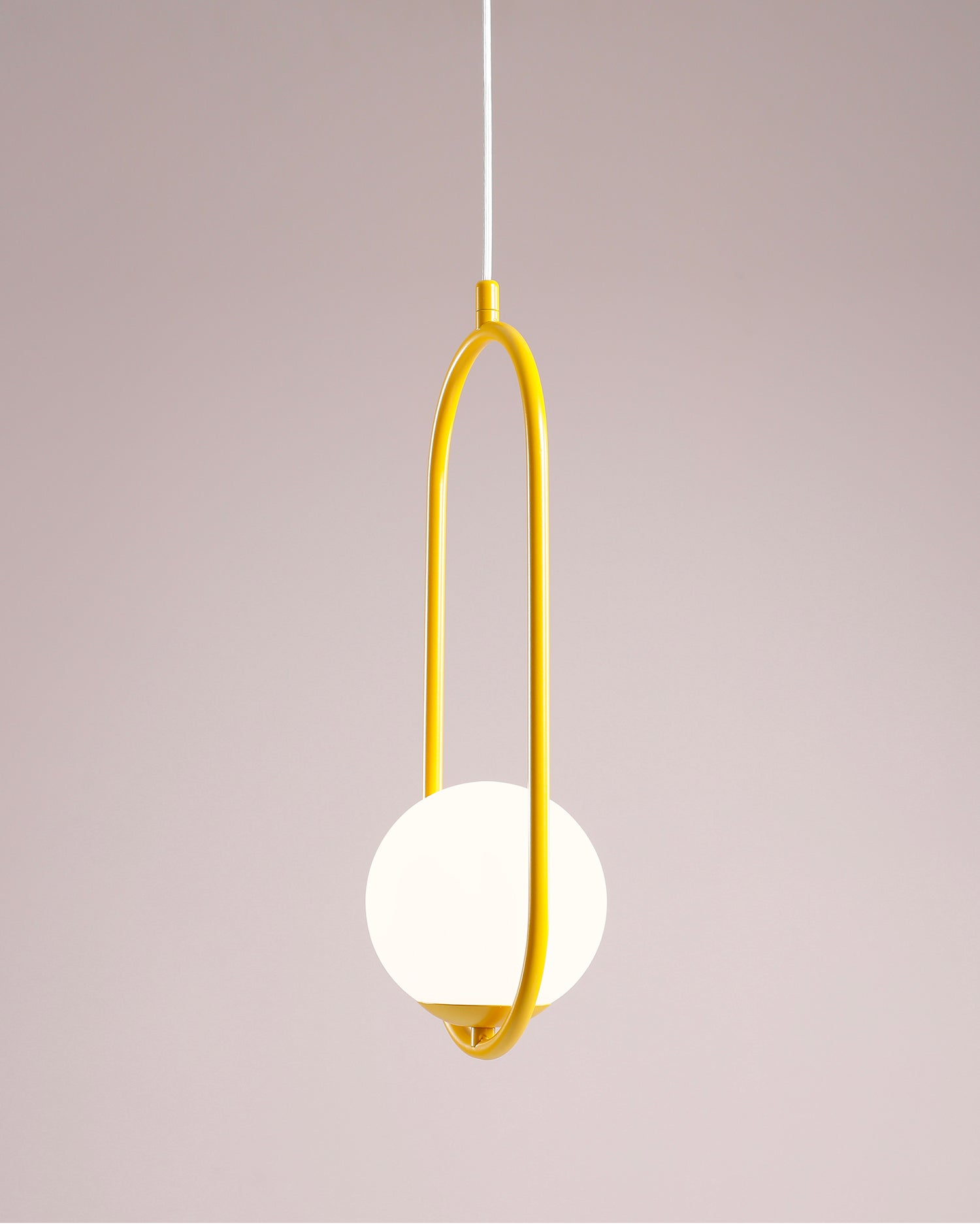 Lampada a sospensione Riva, senape