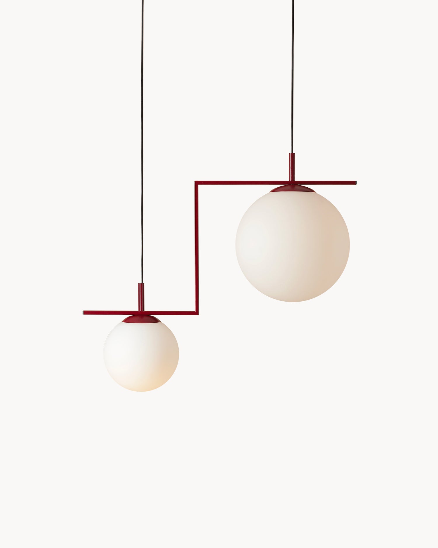 Lampada a sospensione Zac, rossa