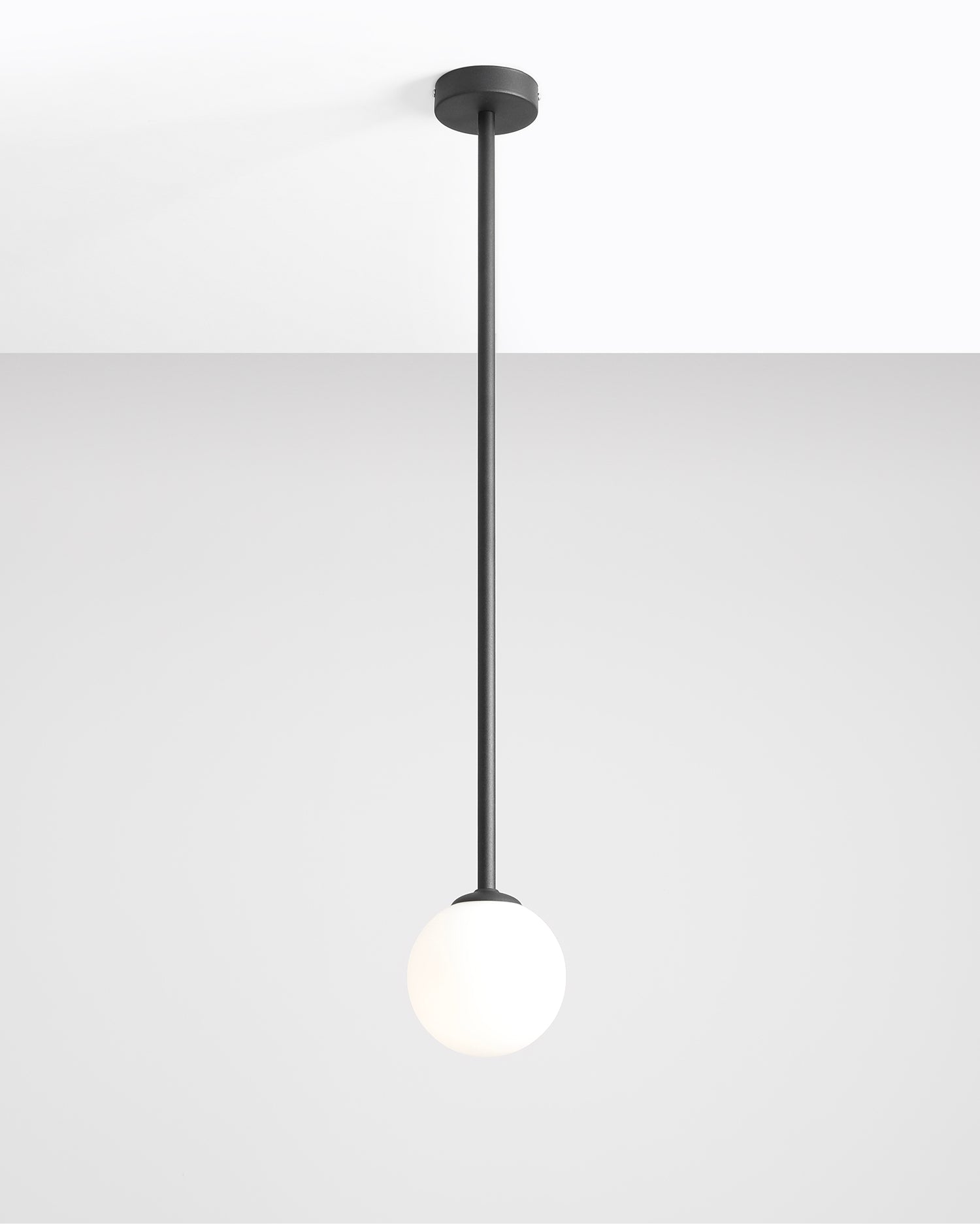 Lampada da soffitto Pinne, nera