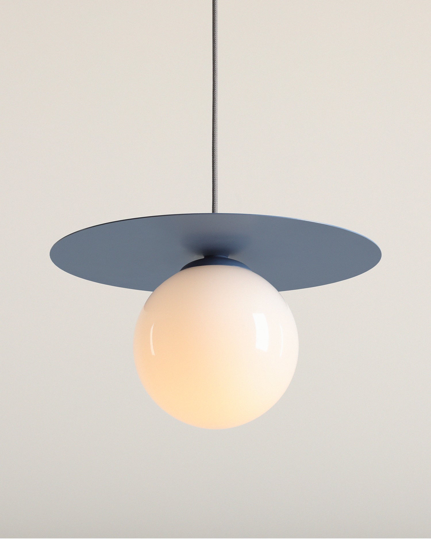 Lampada a sospensione Loop, blu