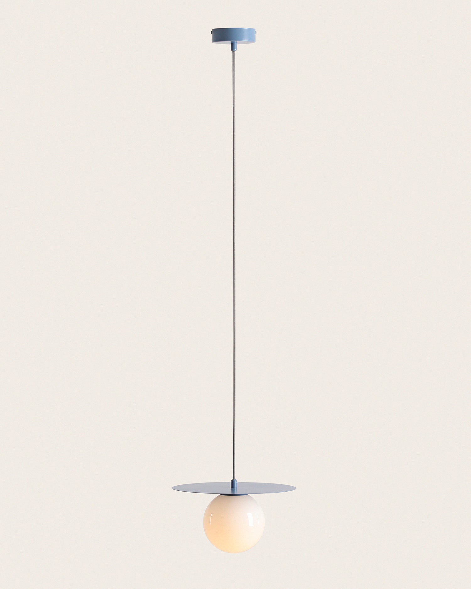 Lampada a sospensione Loop, blu