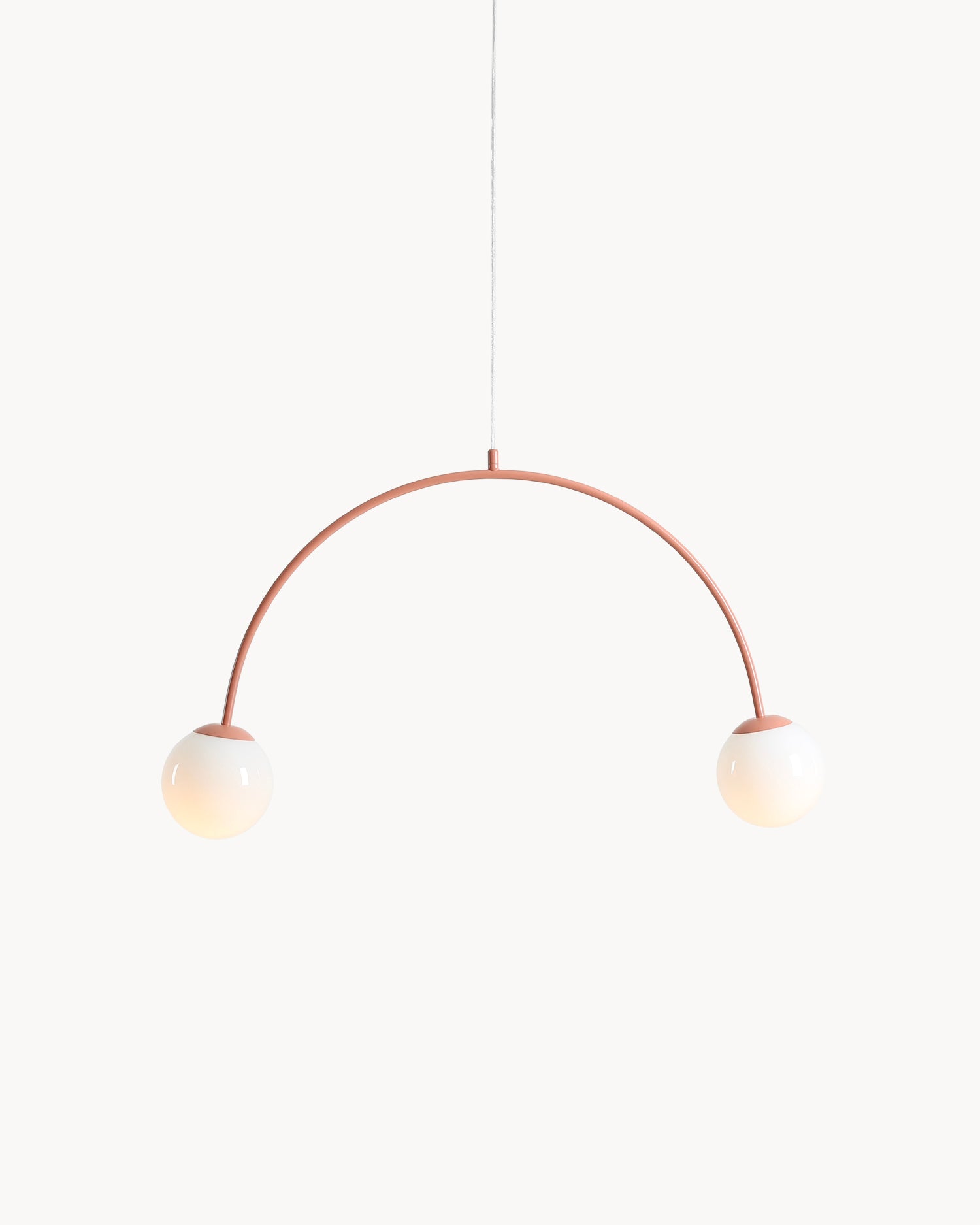 Lampada a sospensione Una, corallo