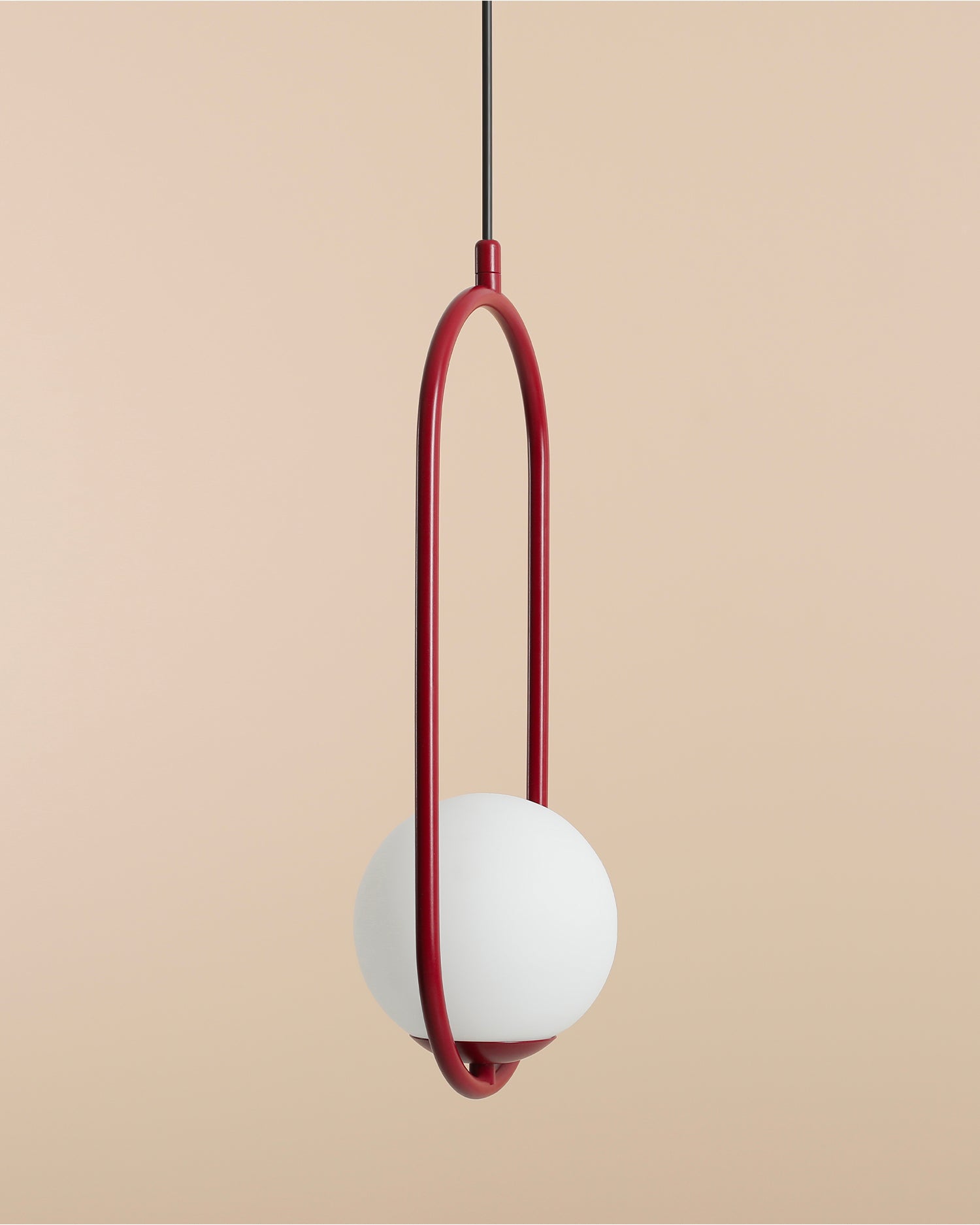 Lampada a sospensione Riva, rossa
