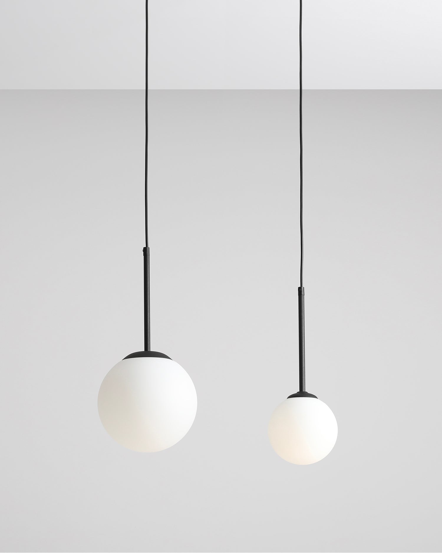 Lampada a sospensione Bosso, nera