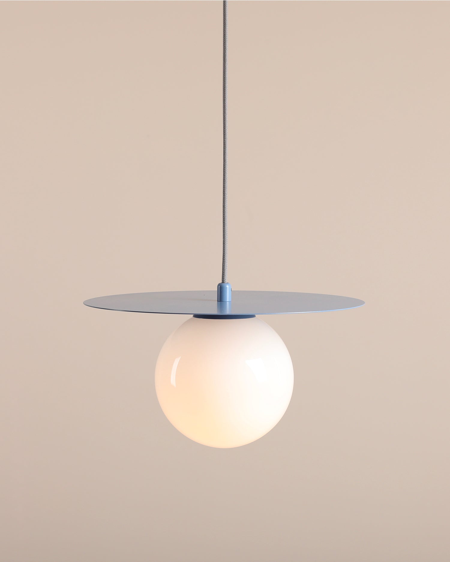 Lampada a sospensione Loop, blu