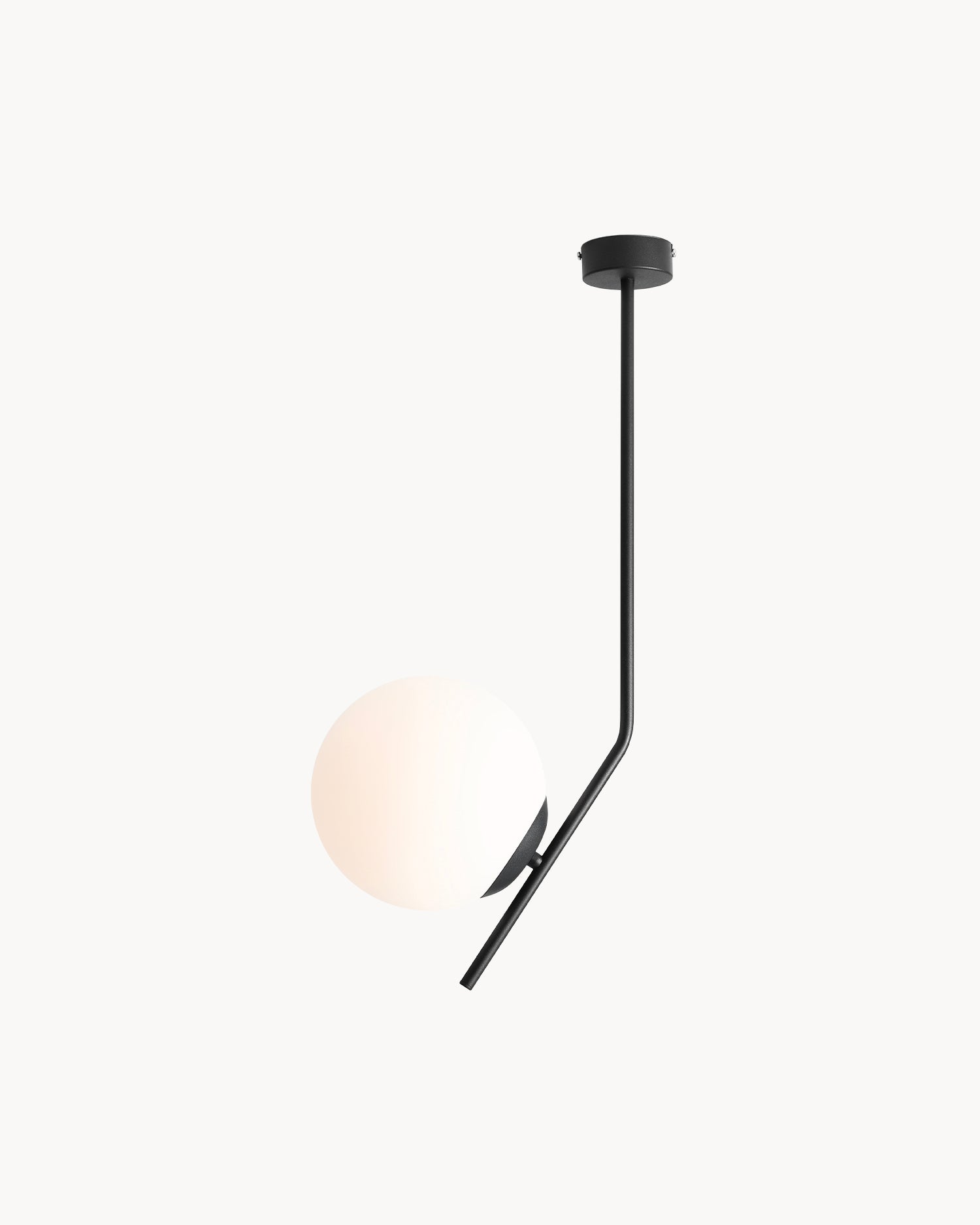 Lampada da soffitto Gallia, nera