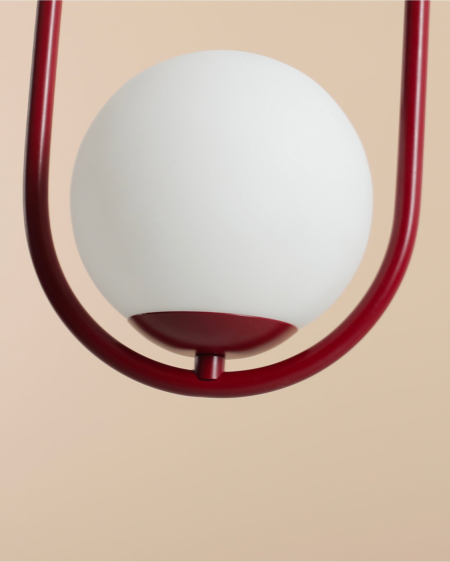 Lampada a sospensione Riva, rossa