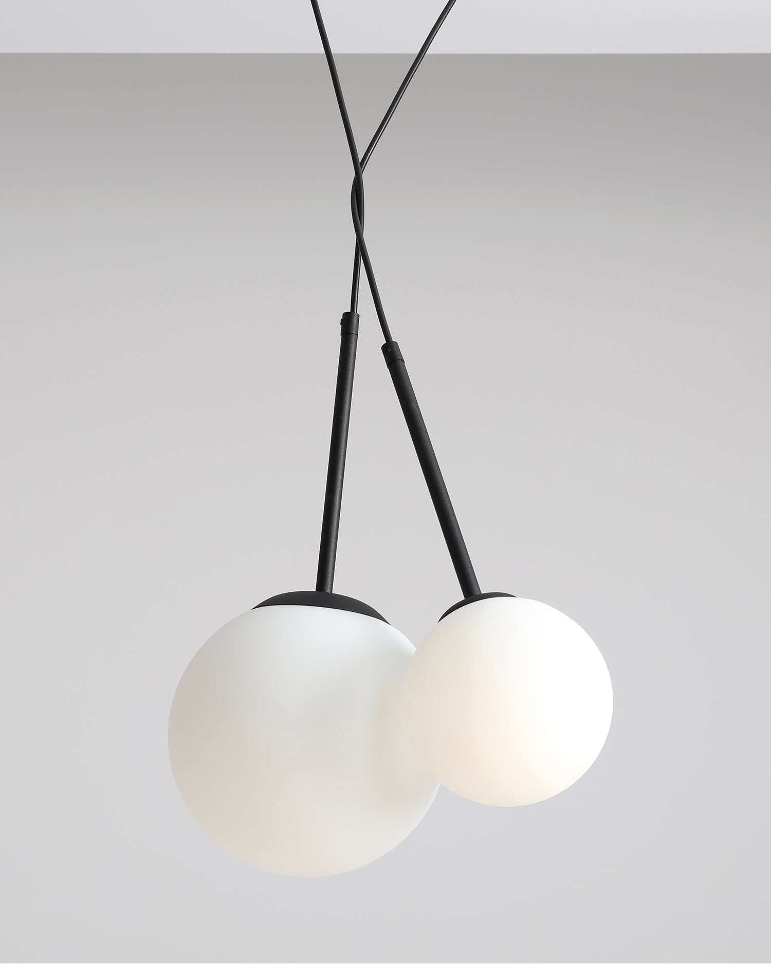 Lampada a sospensione Bosso, nera