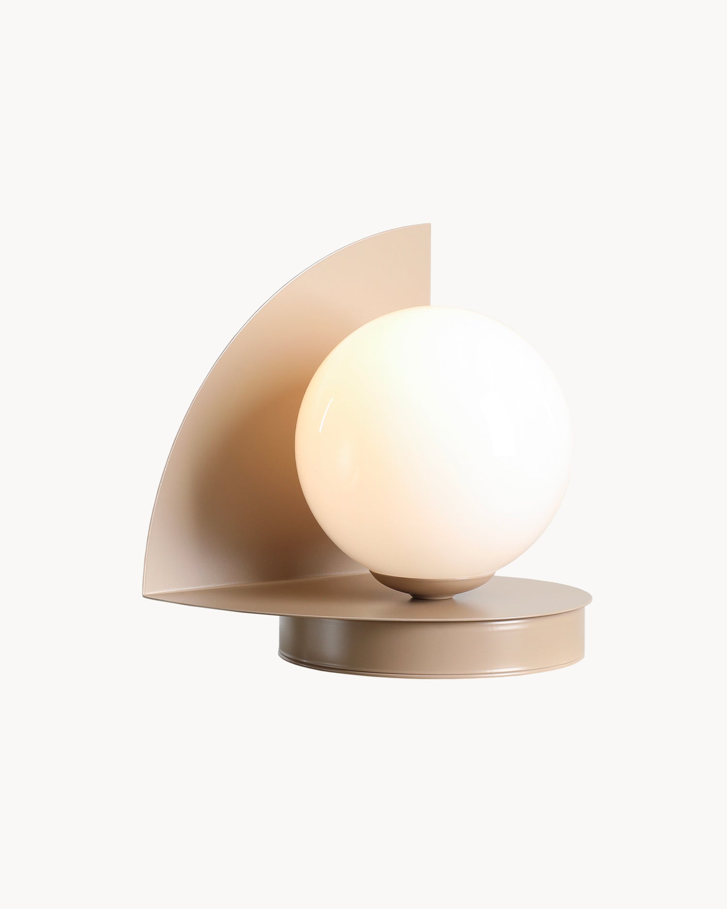 Lampada da tavolo Loop, beige