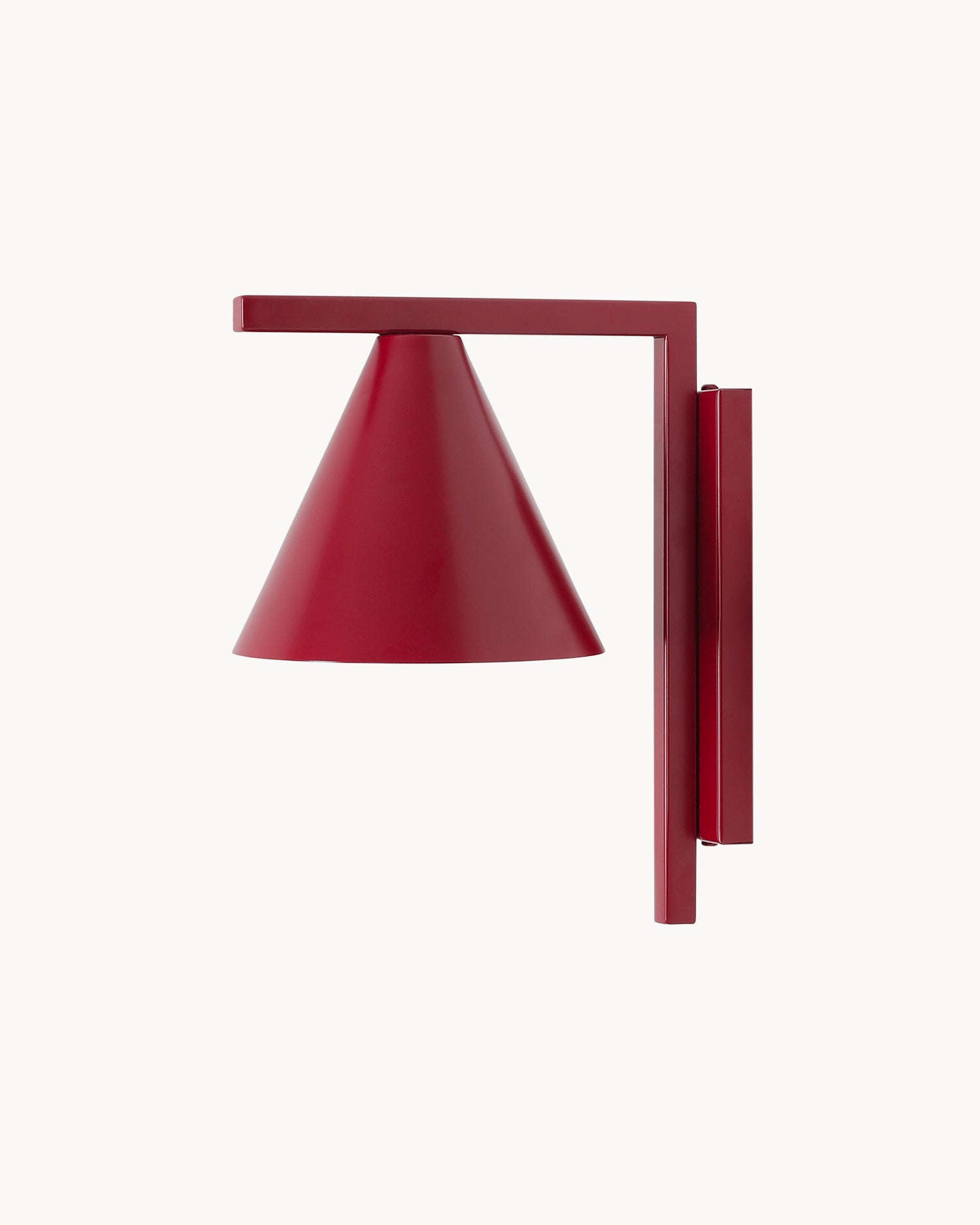 Lampada da parete Form, rossa