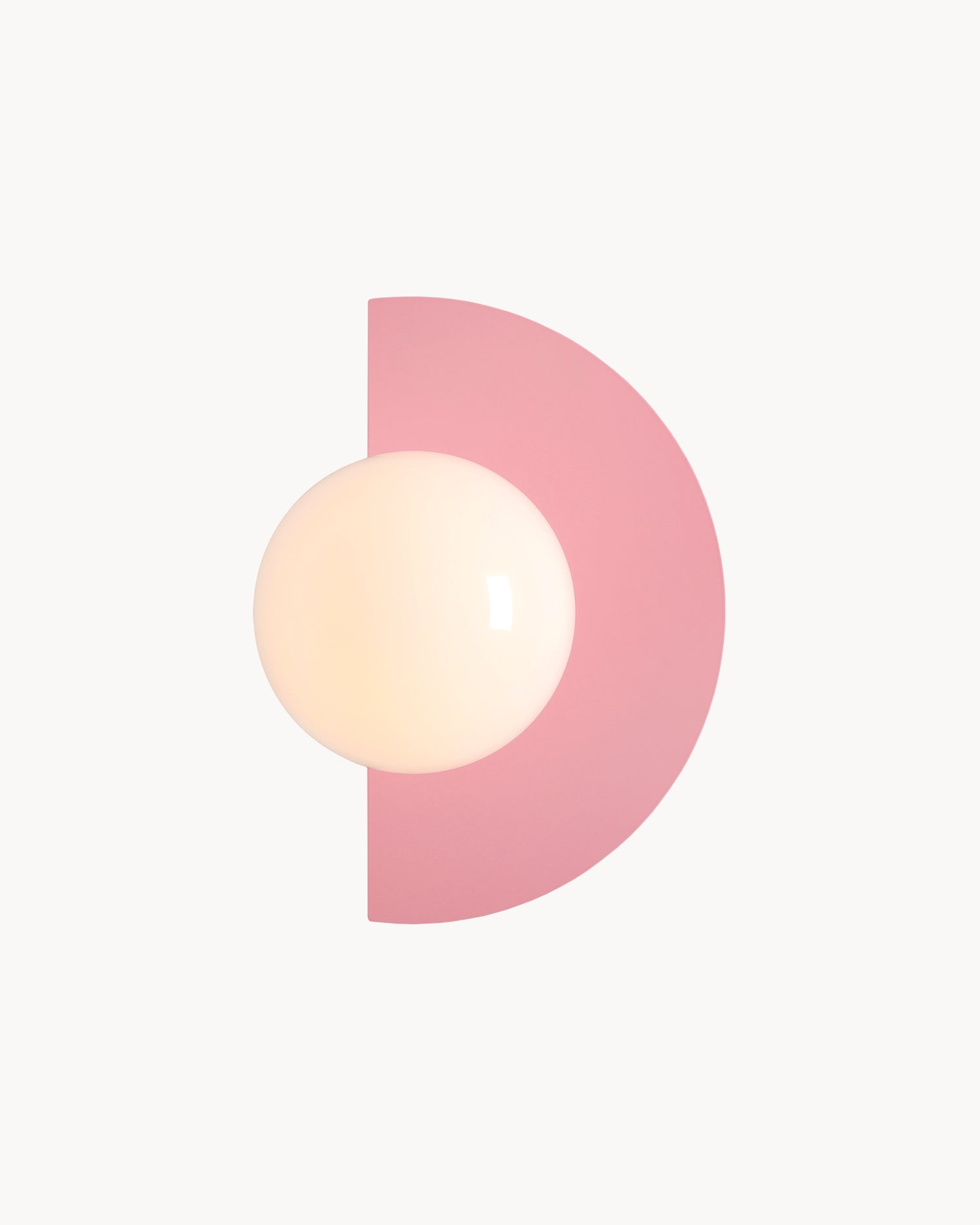 Lampada da parete Loop, rosa