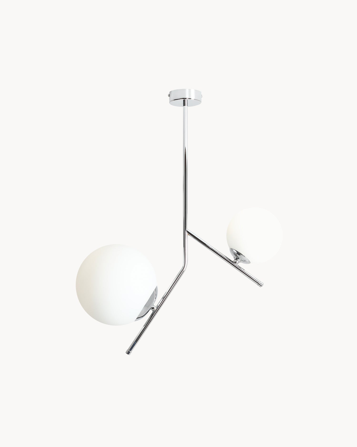 Lampada da soffitto Gallia 2, argento