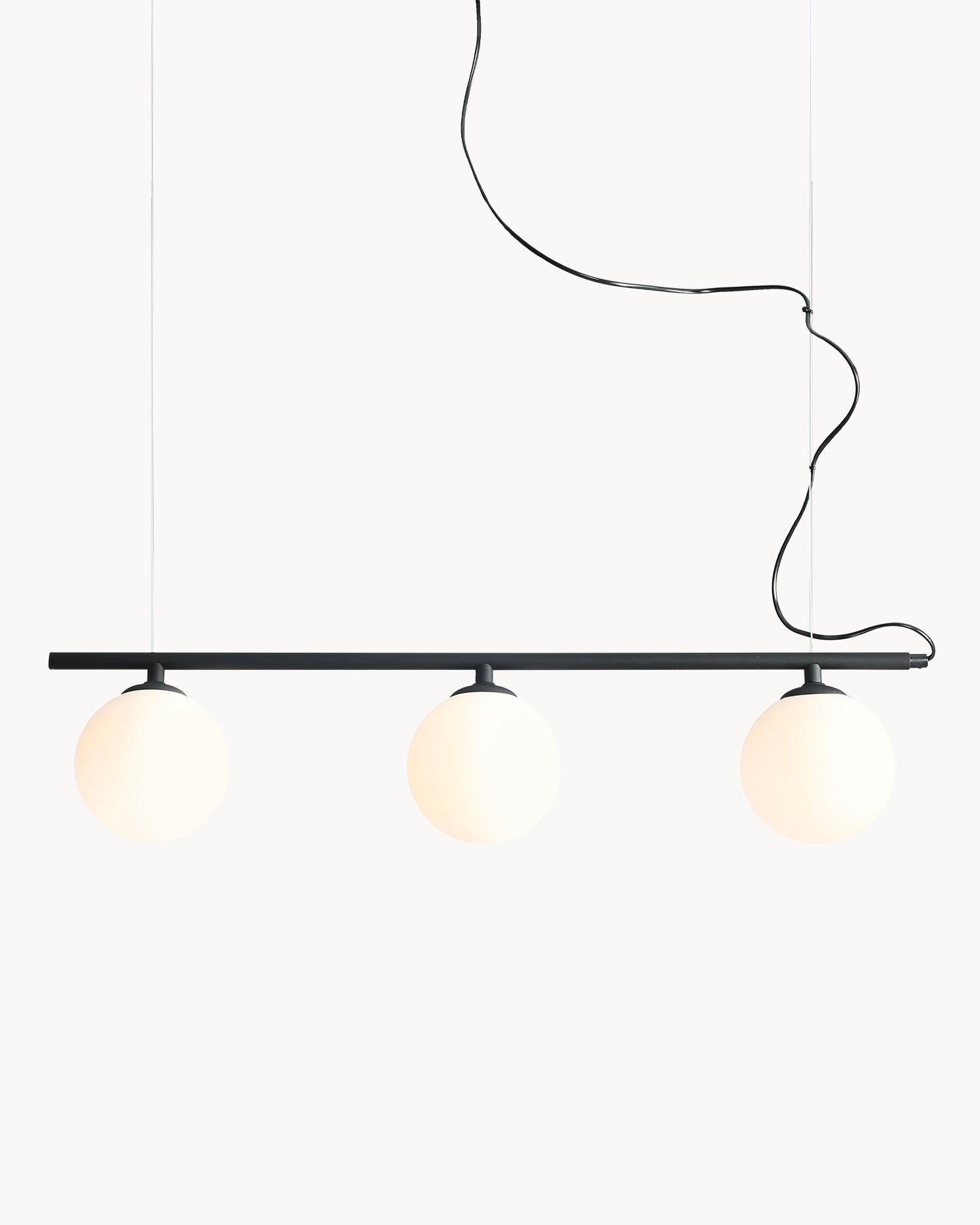 Lampada a sospensione Beryl 3, nera