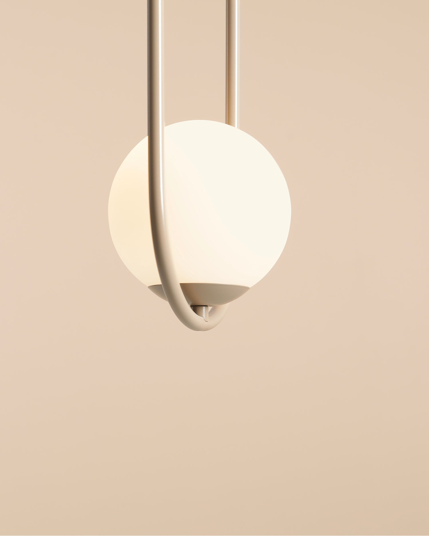 Lampada a sospensione Riva, beige