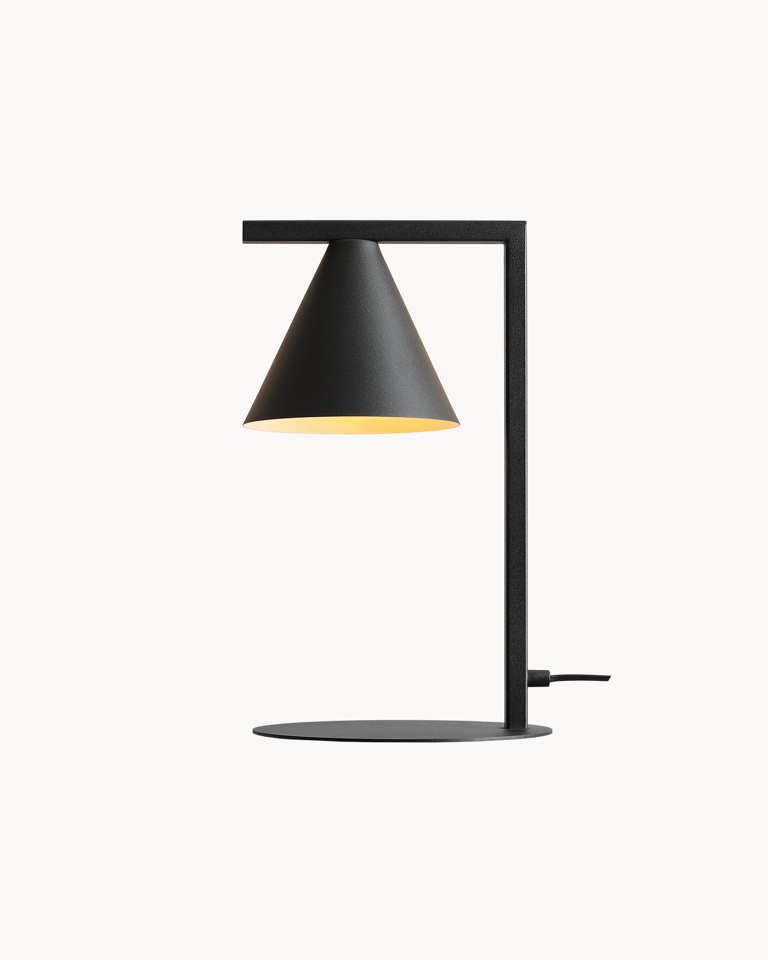 Lampada da tavolo Form, nera
