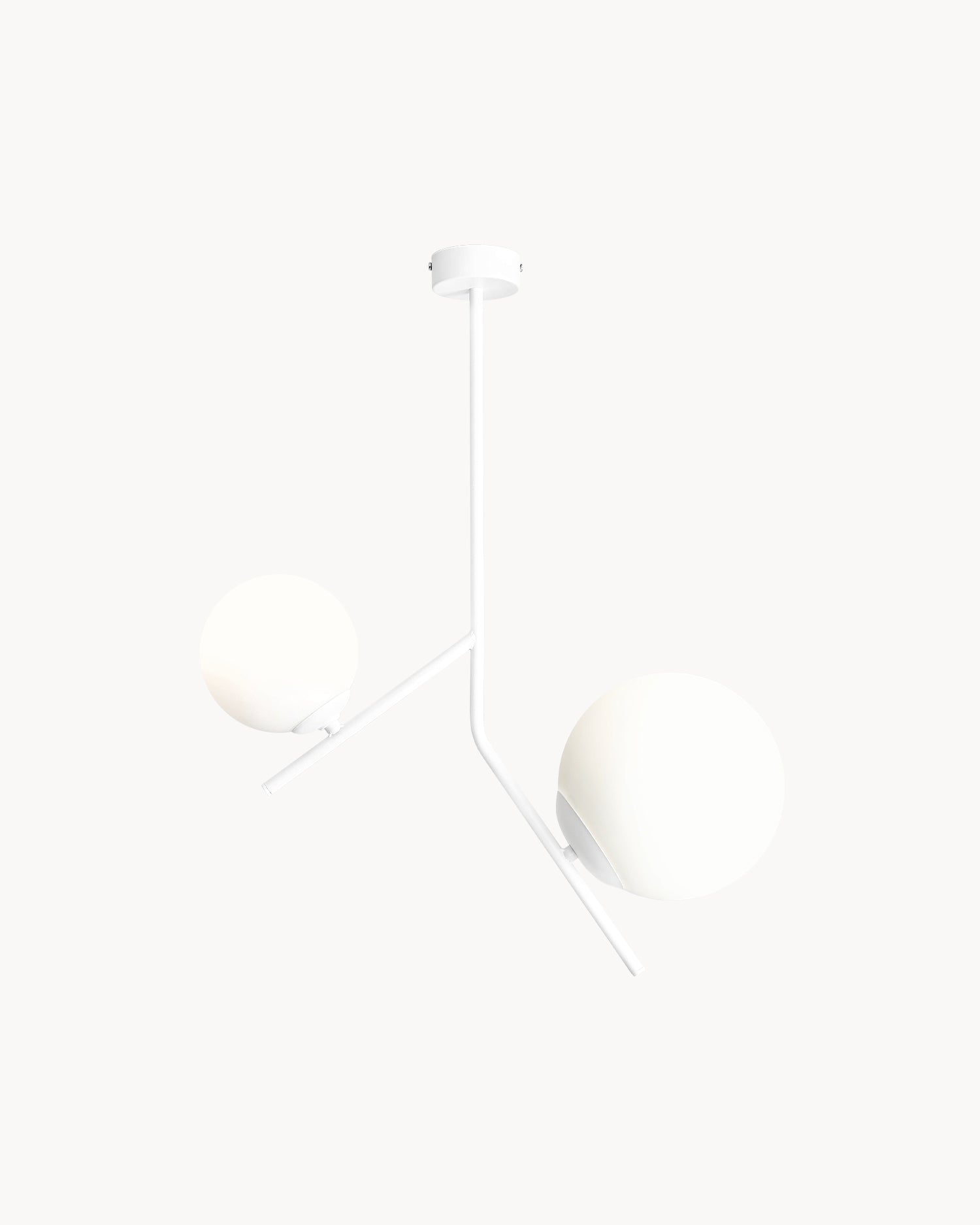 Lampada da soffitto Gallia 2, bianca