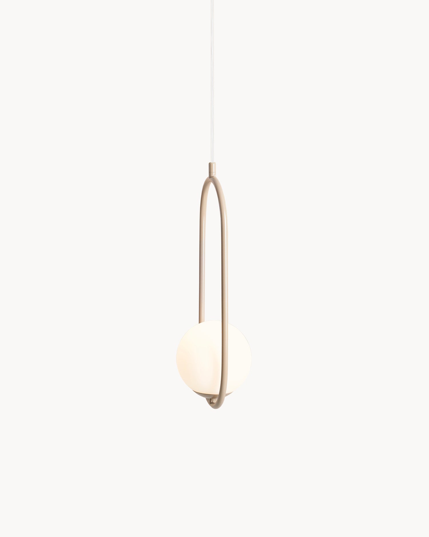 Lampada a sospensione Riva, beige