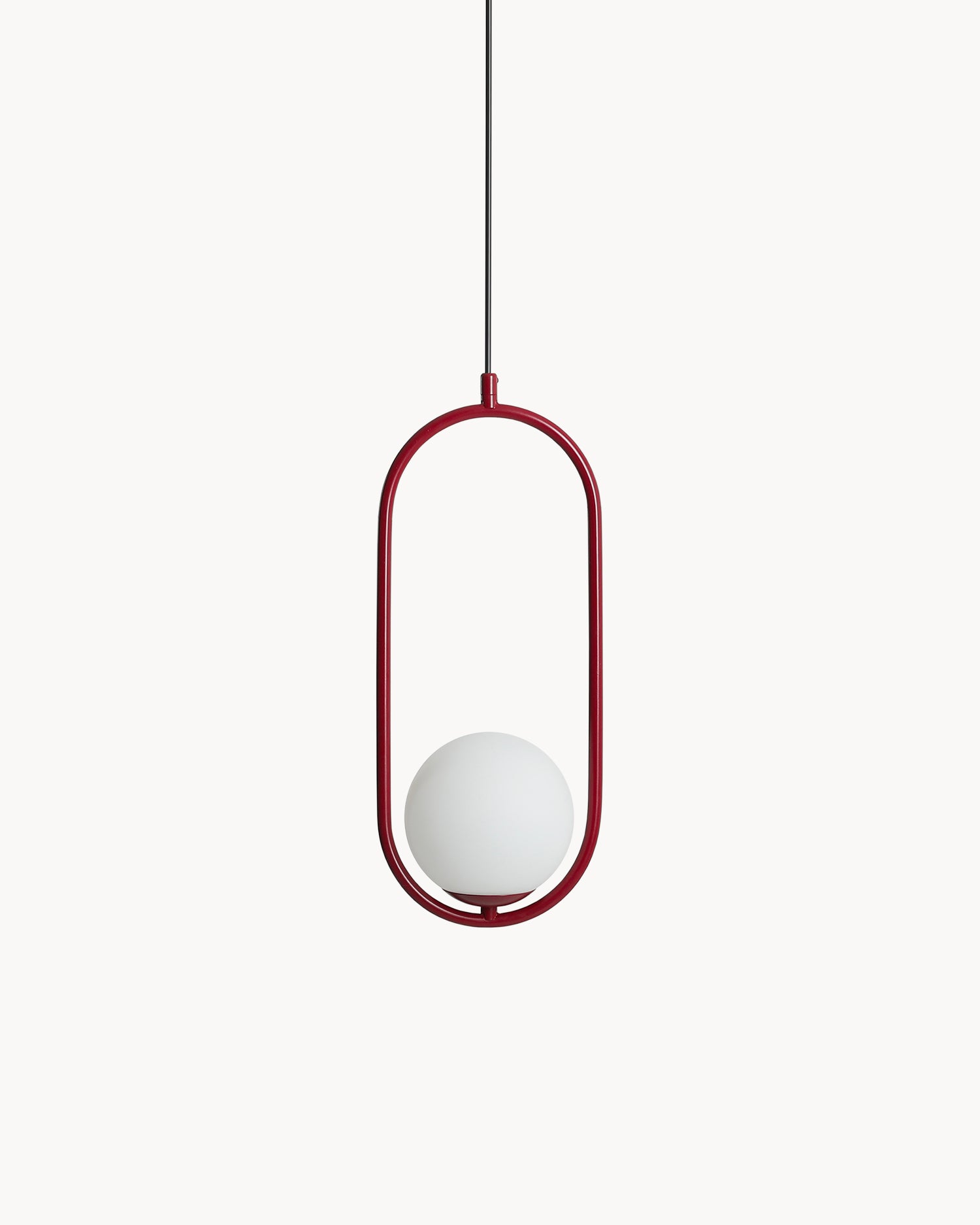 Lampada a sospensione Riva, rossa