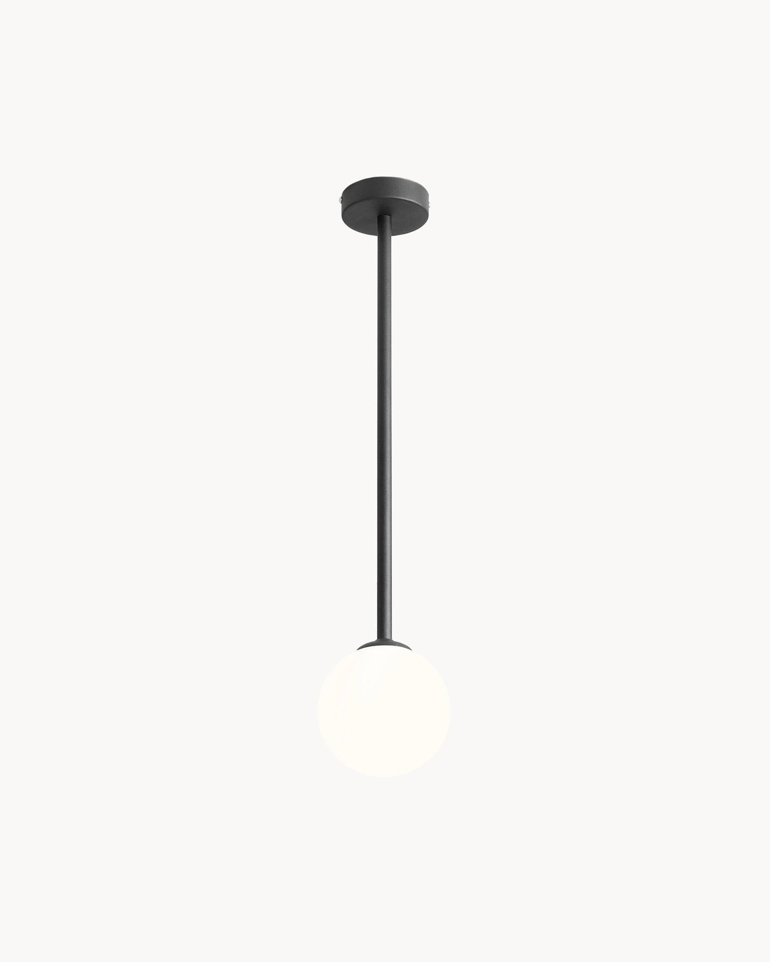Lampada da soffitto Pinne, nera