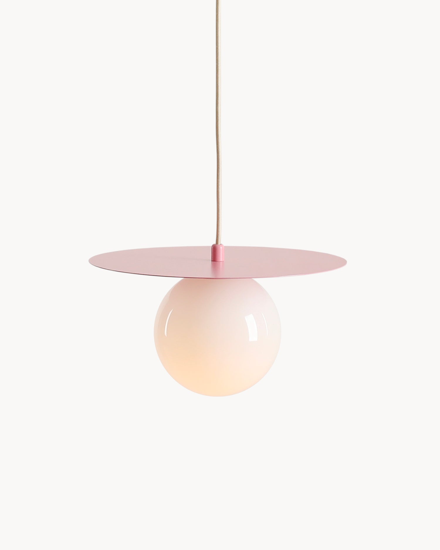 Lampada a sospensione Loop, rosa