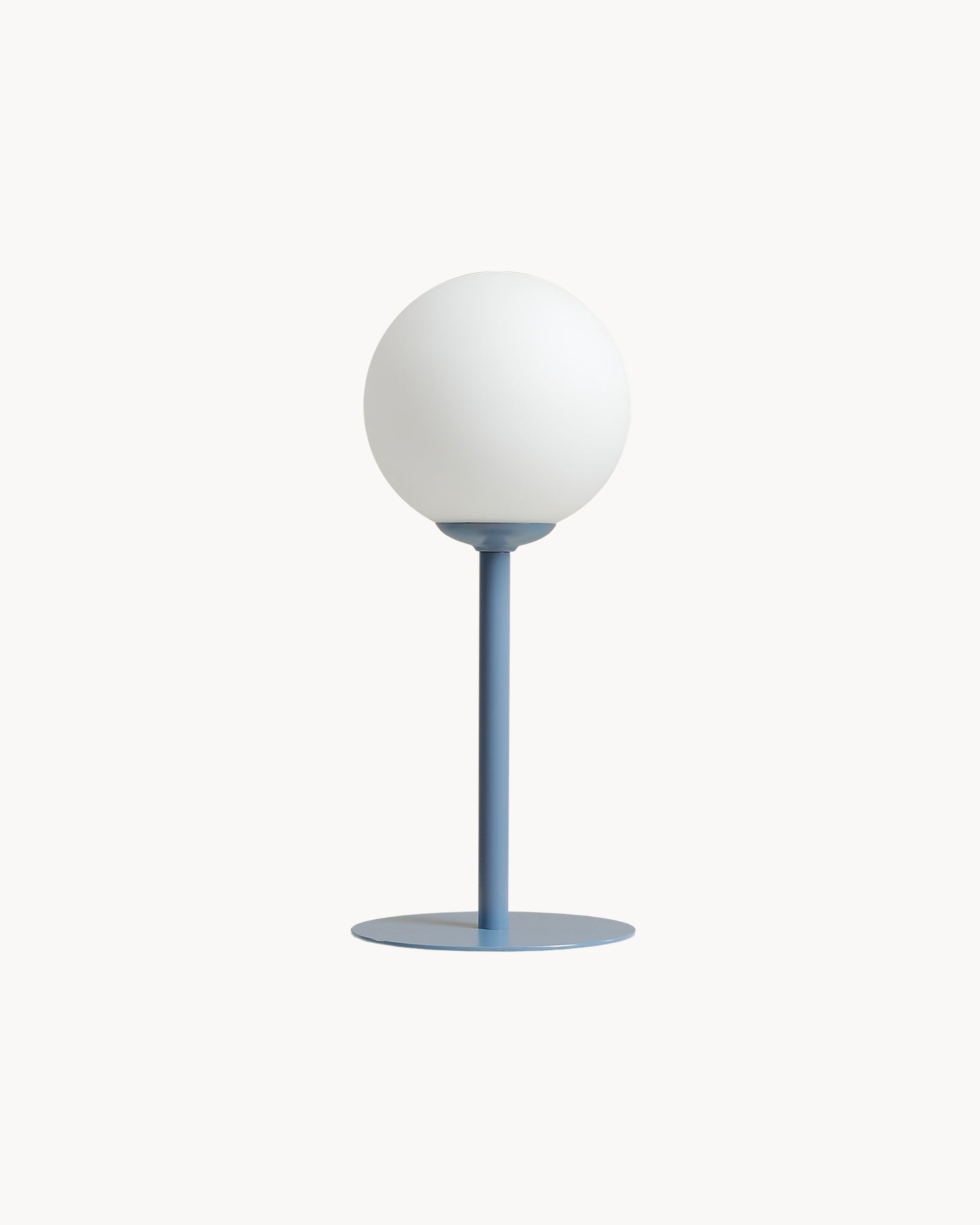 Lampada da tavolo Pinne, blu
