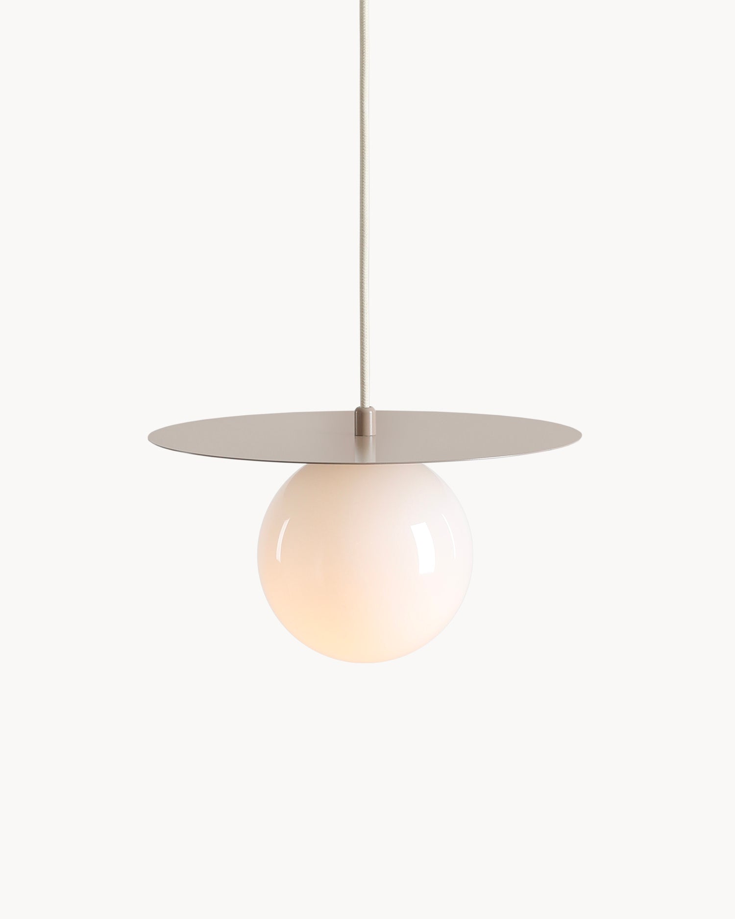 Lampada a sospensione Loop, beige