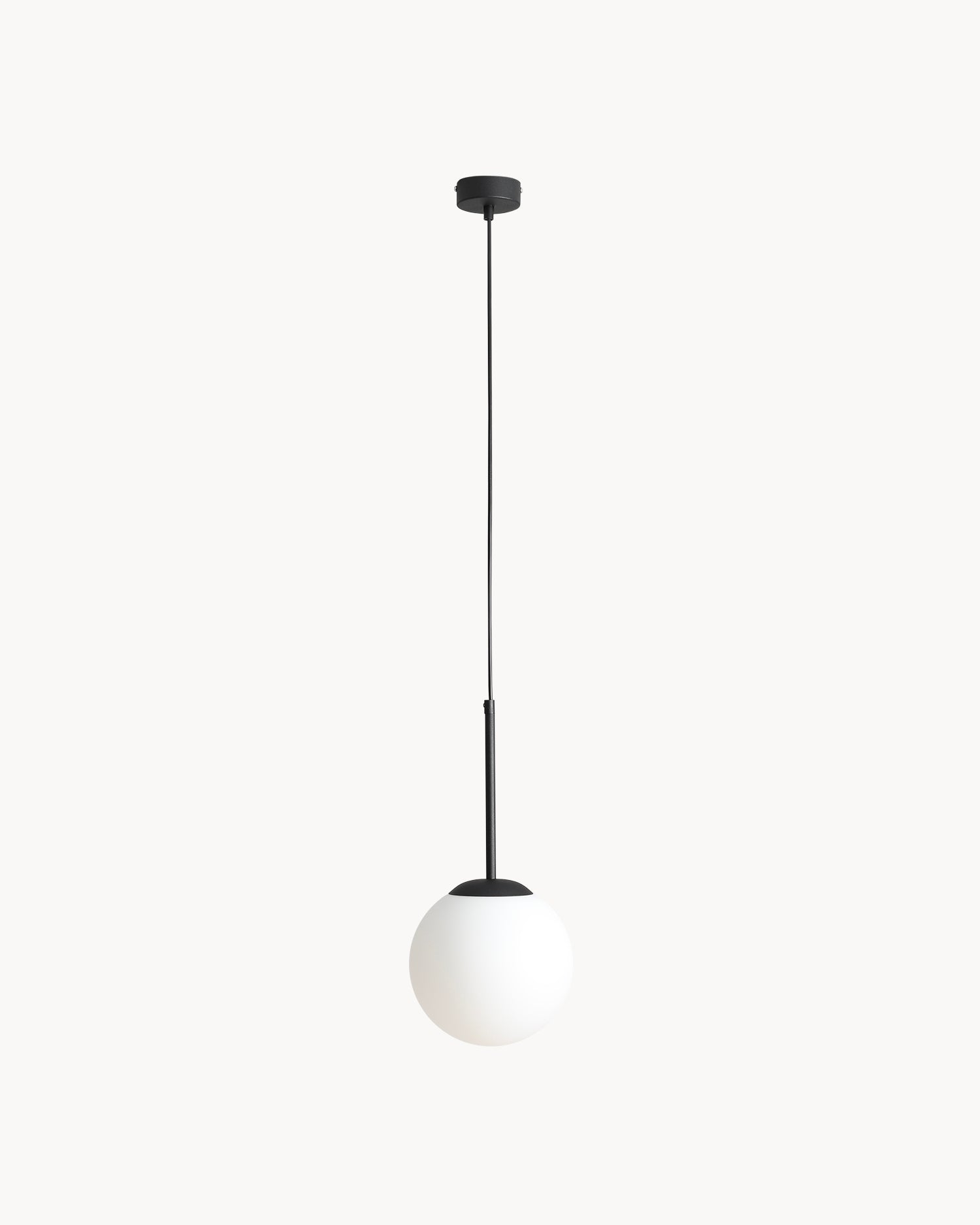 Lampada a sospensione Bosso, nera
