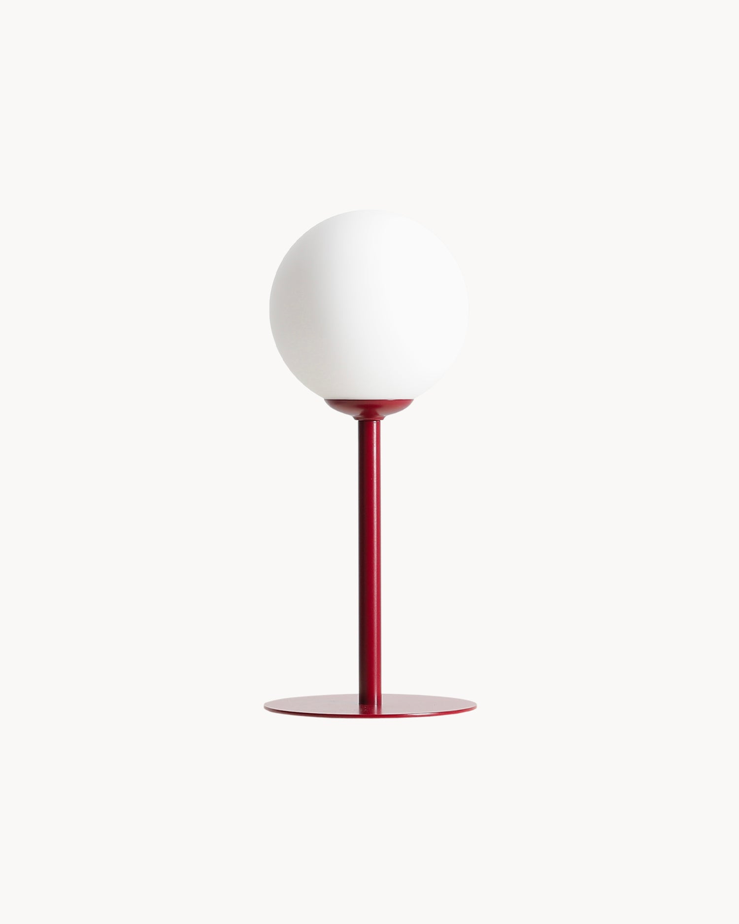 Lampada da tavolo Pinne, rossa