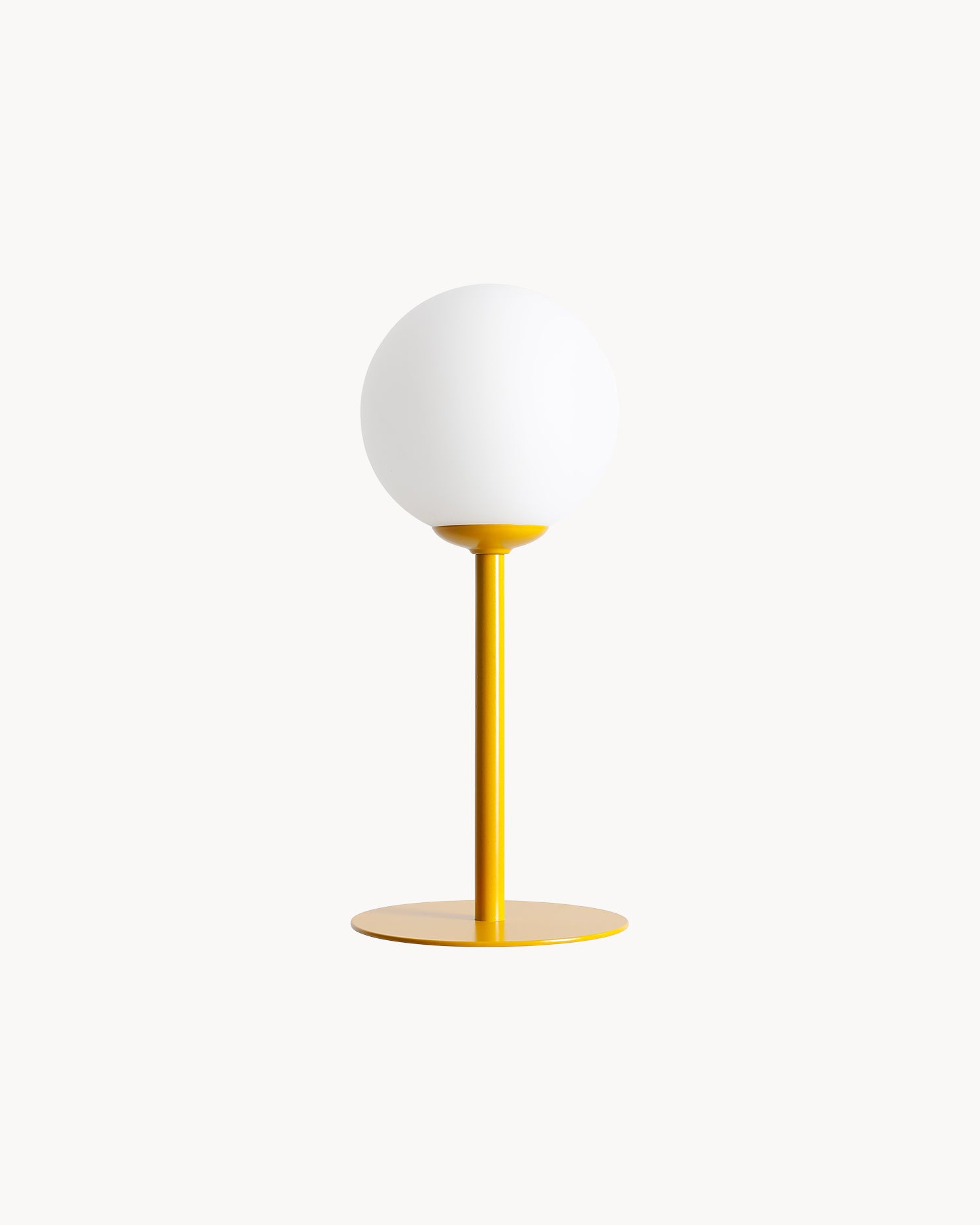 Lampada da tavolo Pinne, senape