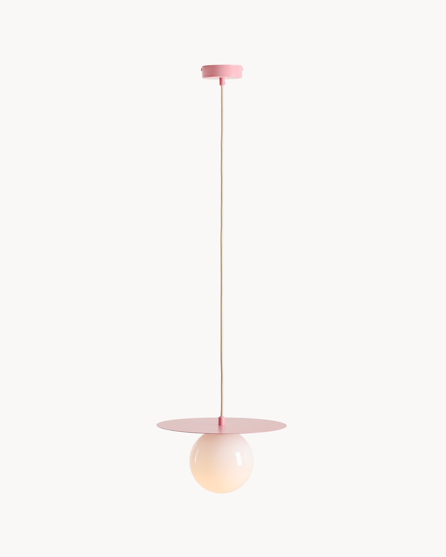 Lampada a sospensione Loop, rosa