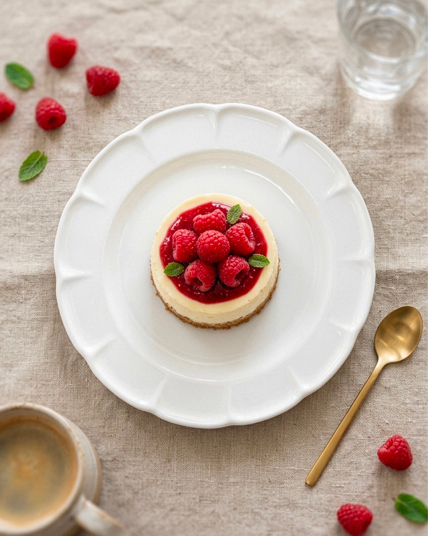 Set 6 piatti da dessert in ceramica realizzati a mano Dolcevita