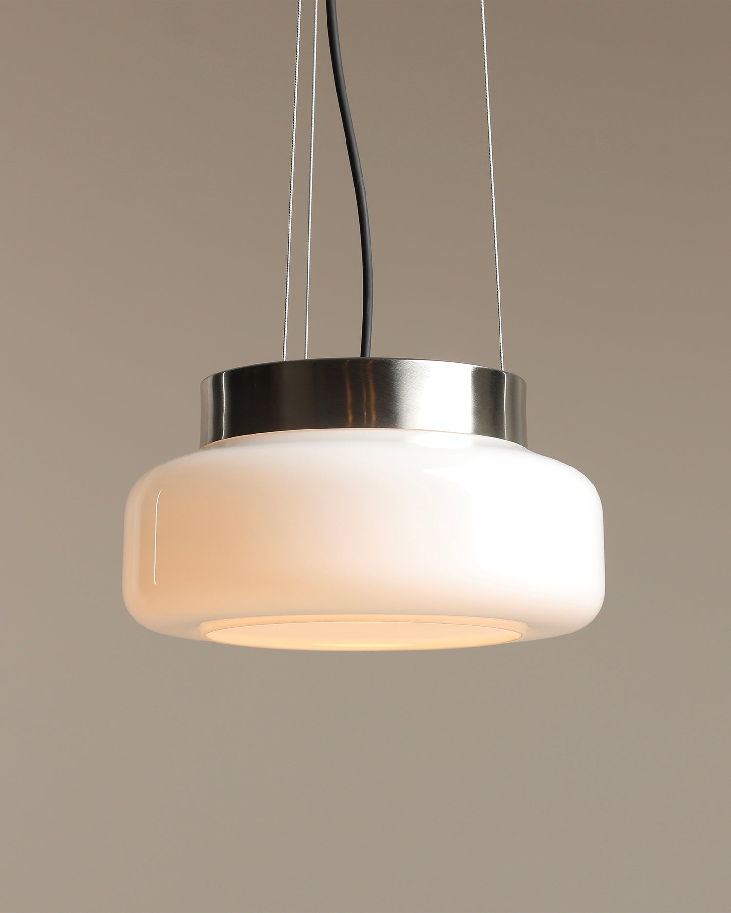 Lampada a sospensione Bonbon, crema