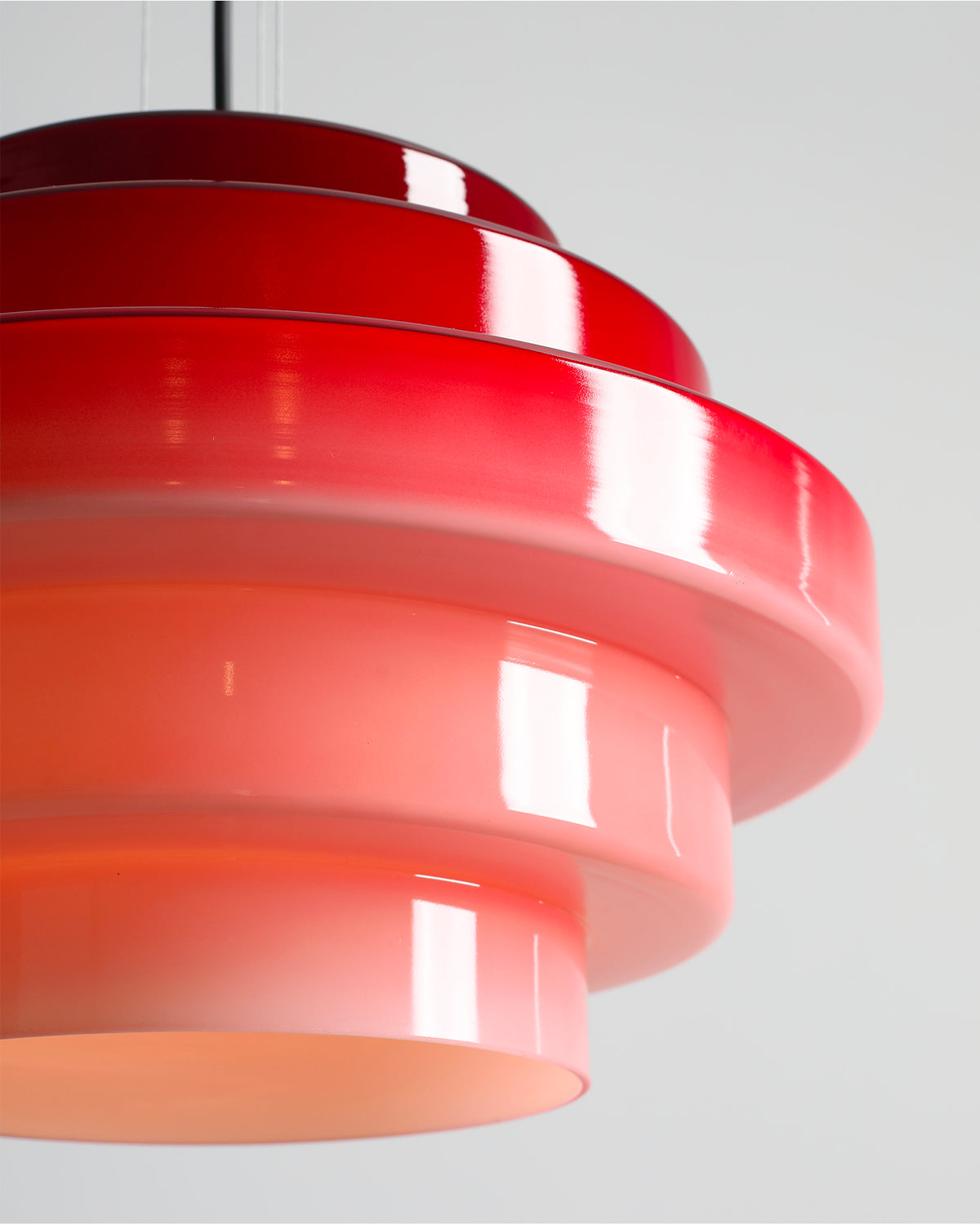 Lampada a sospensione in vetro Filo