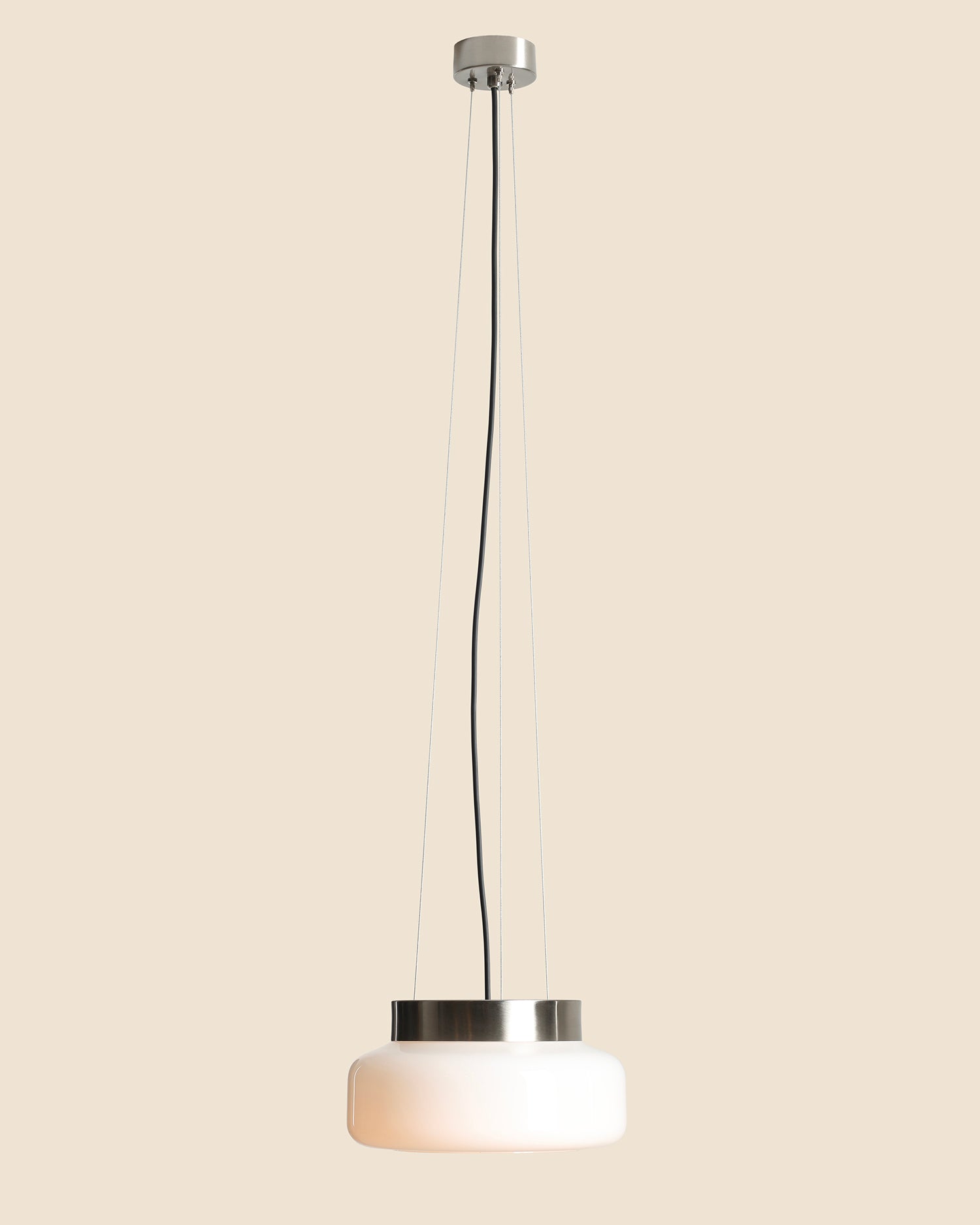 Lampada a sospensione Bonbon, crema