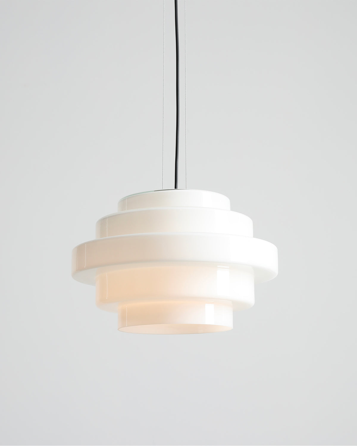Lampada a sospensione in vetro Filo