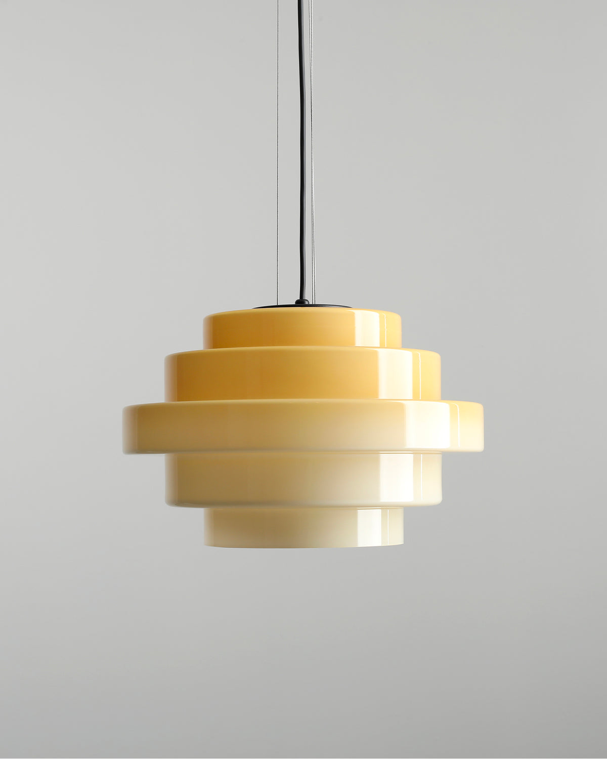 Lampada a sospensione in vetro Filo
