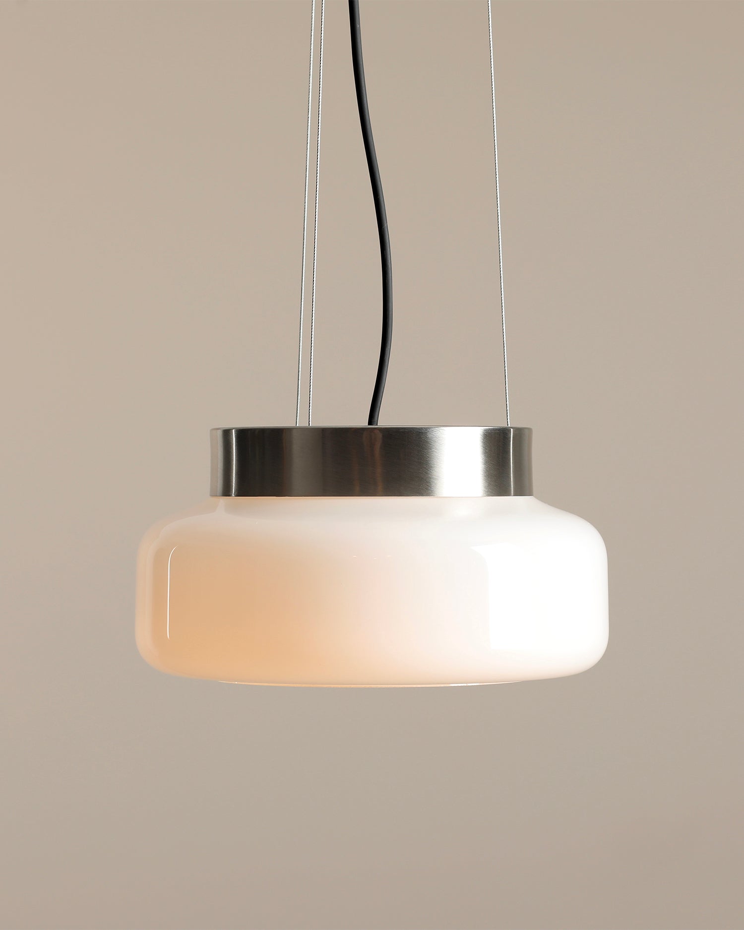 Lampada a sospensione Bonbon, crema