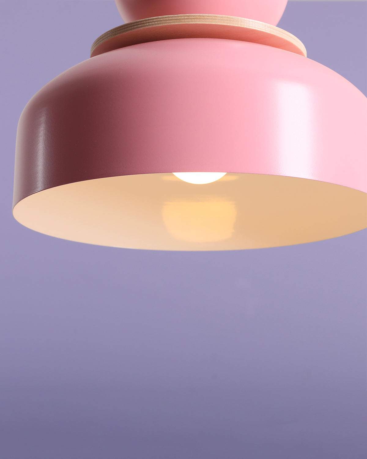 Lampada a sospensione in metallo Uto - Metallo/Legno