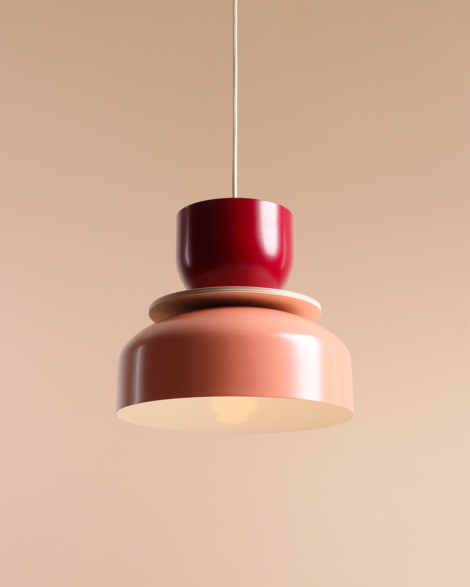 Lampada a sospensione in metallo Uto