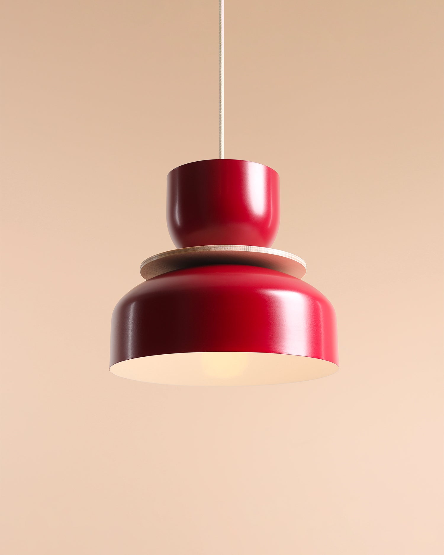 Lampada a sospensione in metallo Uto