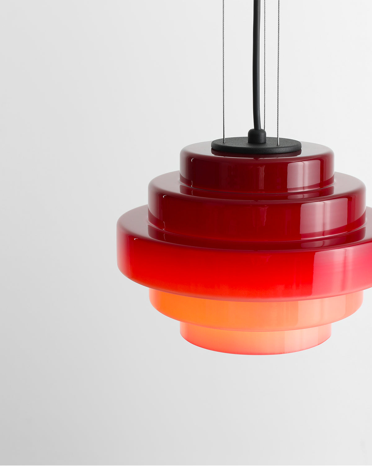 Lampada a sospensione in vetro Filo