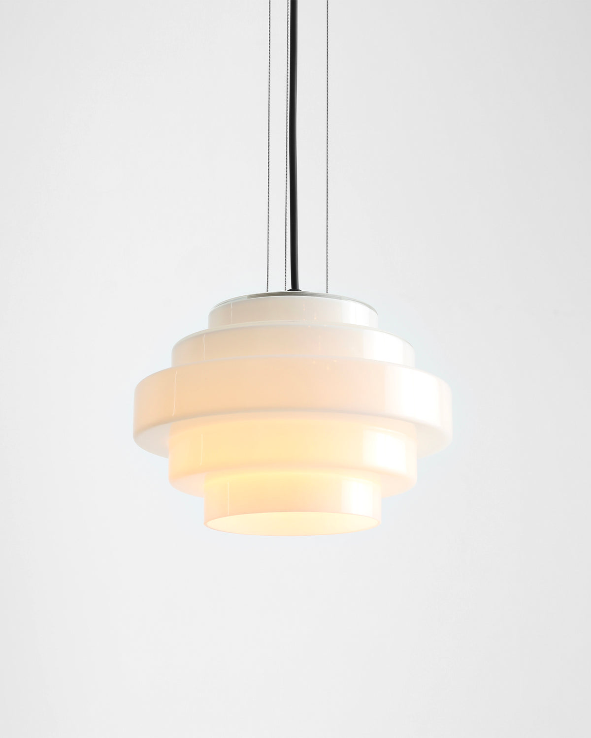Lampada a sospensione in vetro Filo