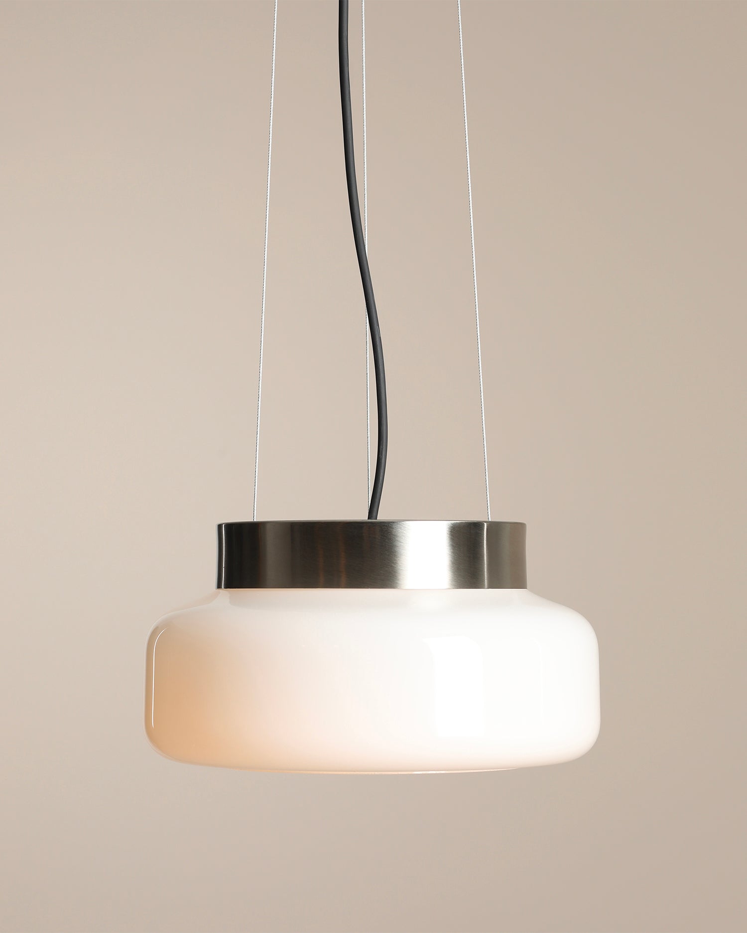 Lampada a sospensione Bonbon, crema