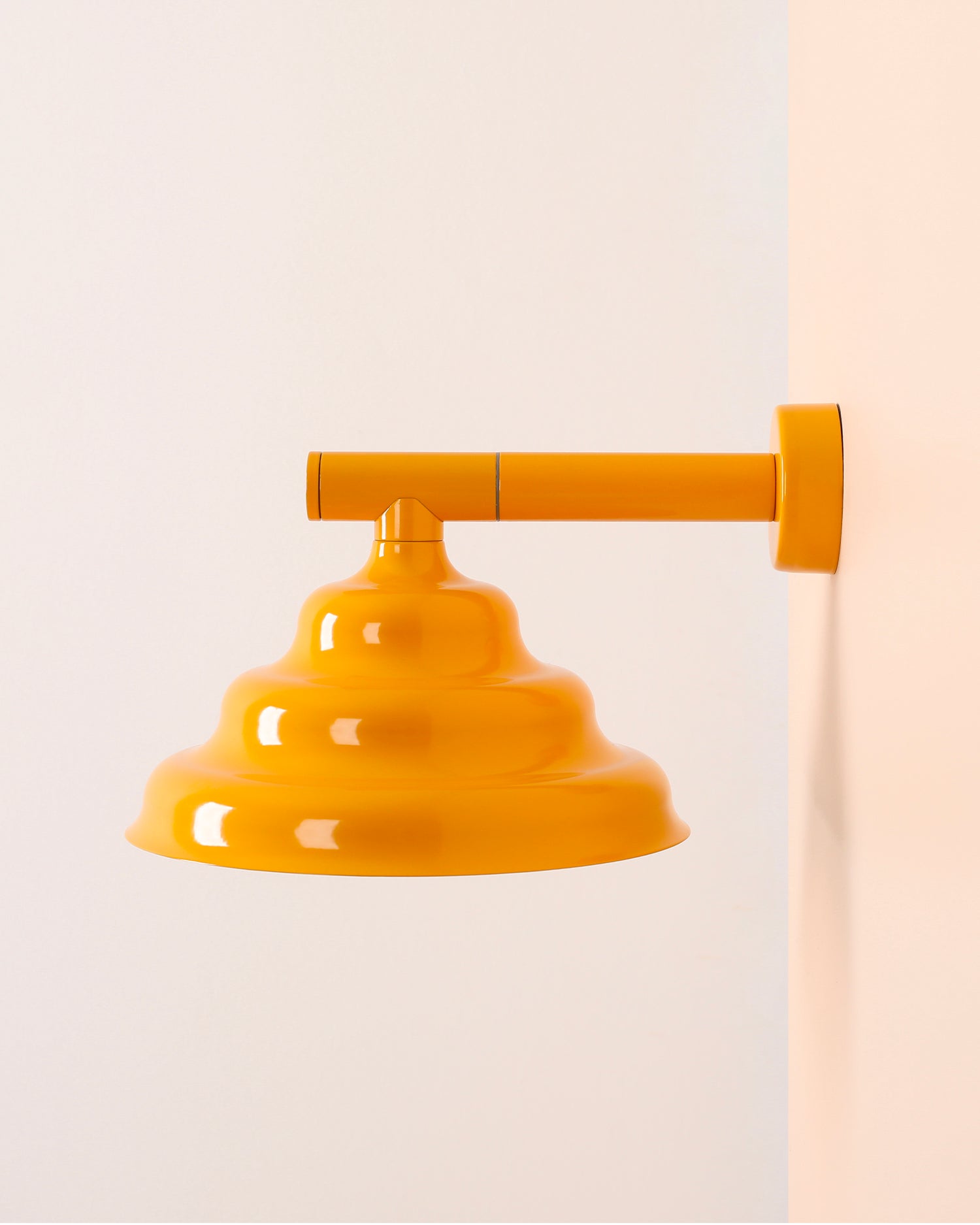 Lampada da parete Wave, giallo