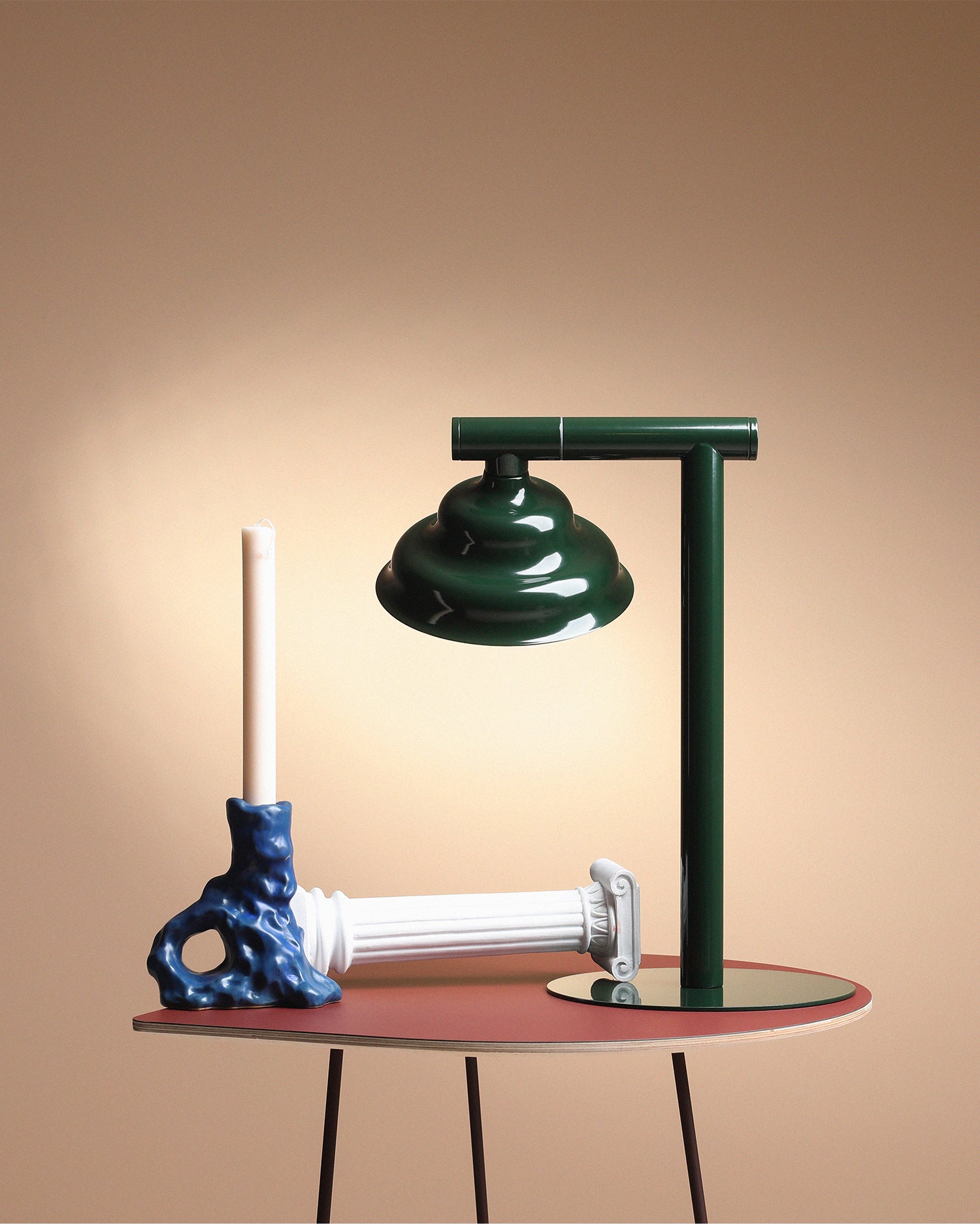 Lampada da tavolo Wave, verde