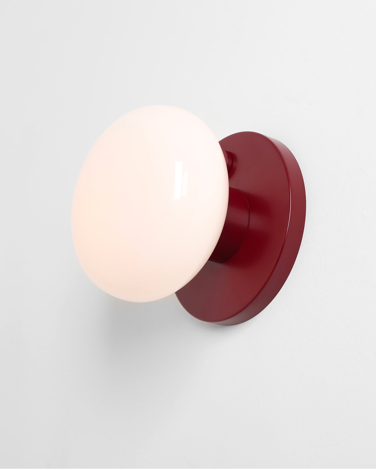 Lampada da parete Flo, burgundy
