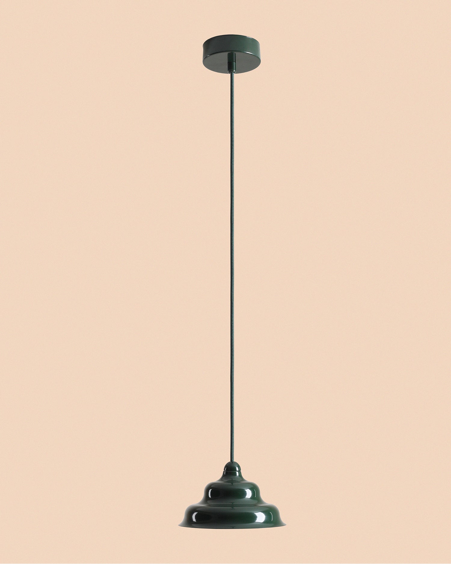 Lampada a sospensione Wave, verde