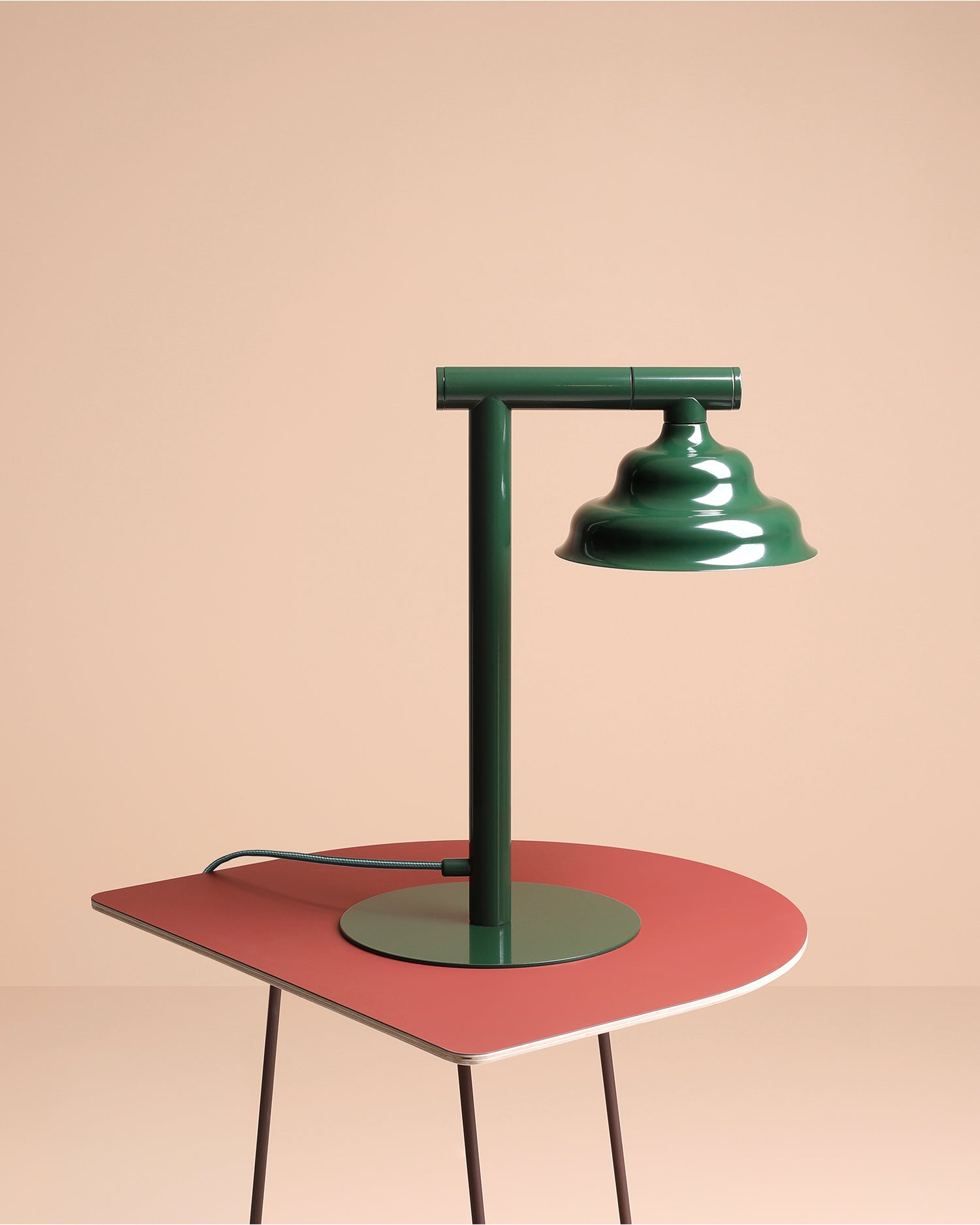 Lampada da tavolo Wave, verde
