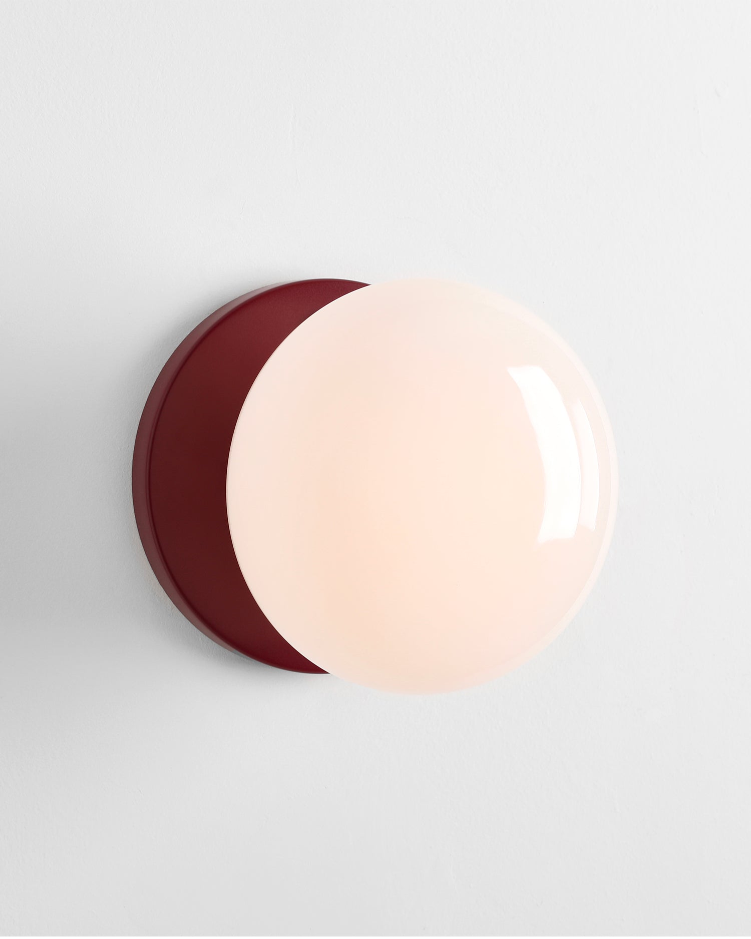 Lampada da parete Flo, burgundy