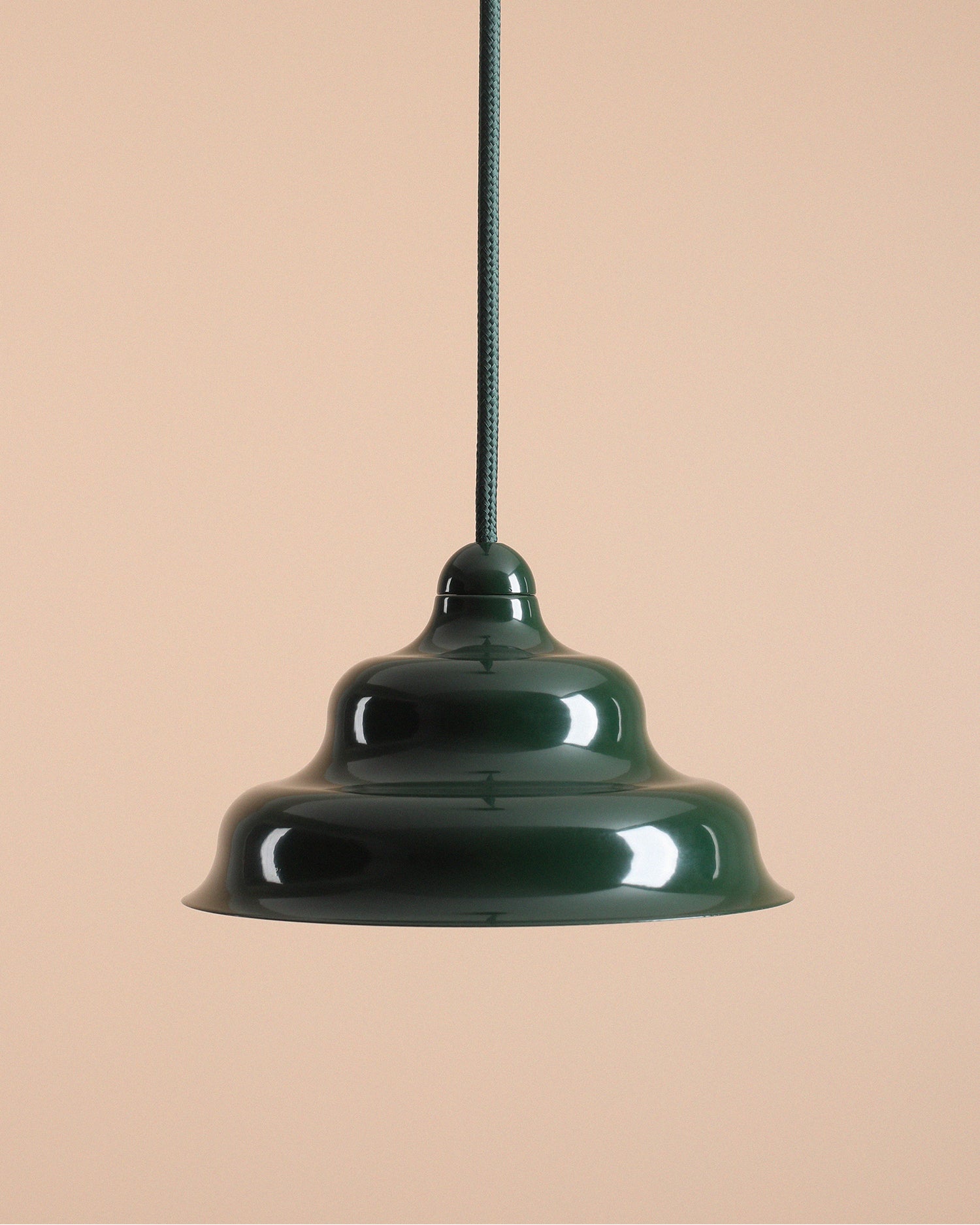 Lampada a sospensione Wave, verde